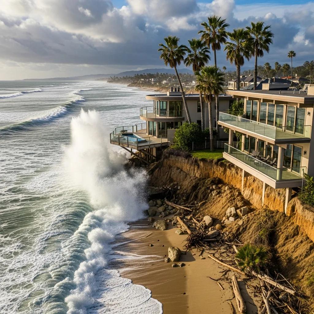 Coastal property highlighting unique insurance risks