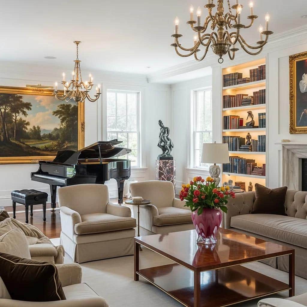 Luxurious interior of a high-value home in Bayside NY showcasing elegance and sophistication
