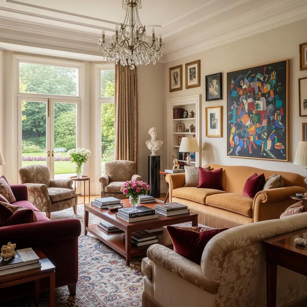 Luxurious interior of a high-value home representing premium homeowners insurance options